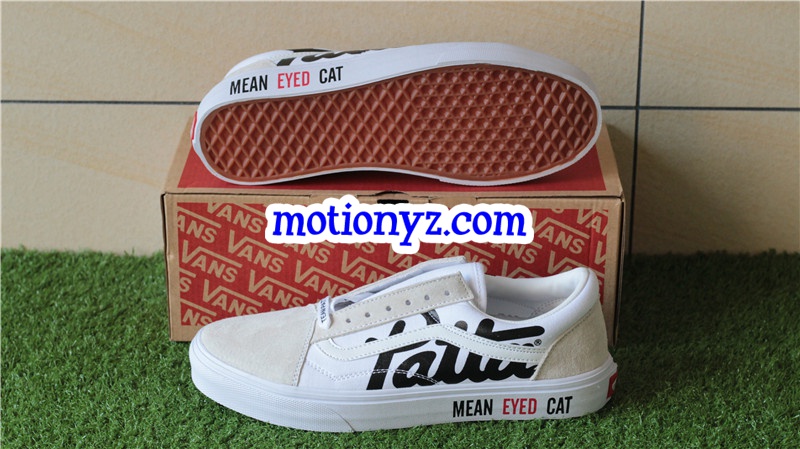 Patta x Van Mean Eyed Cat Old Skool White Suede